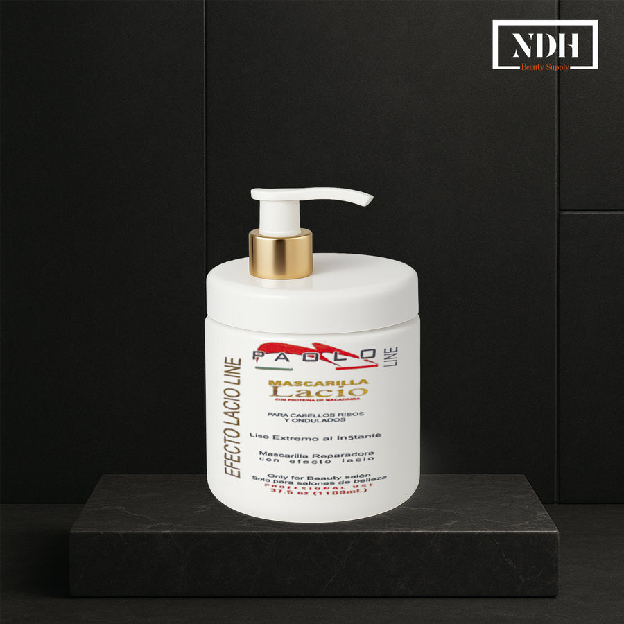 Mascarilla Lacia Efecto Botox de Paolo – Reparación e Hidratación Profunda para Cabello Rizado u Ondulado (37.5 oz))
