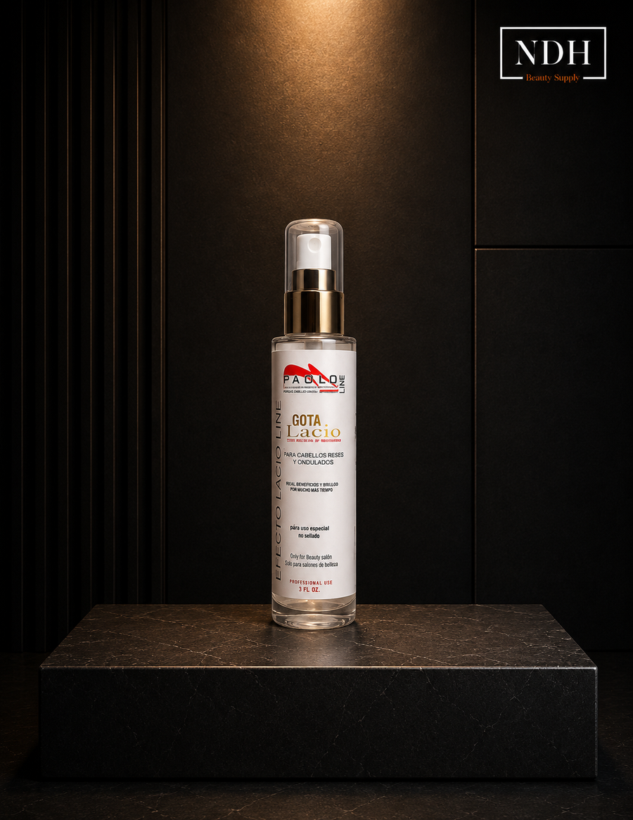 Gota Lacio - Efecto Botox de Paolo – Suero Anti-Frizz para Cabello Rizado u Ondulado (3 oz)