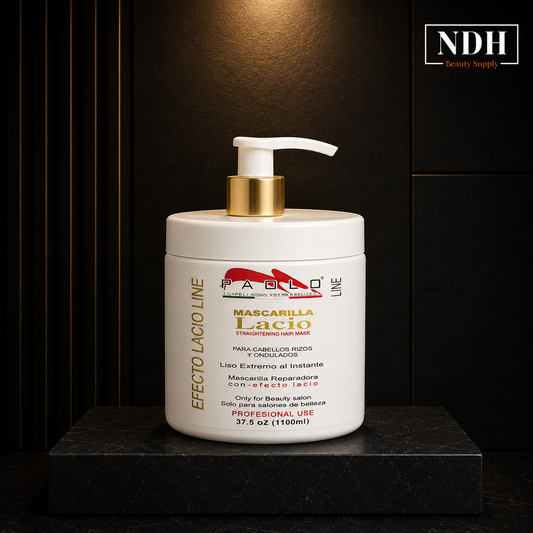 Mascarilla Lacia Efecto Botox de Paolo – Reparación e Hidratación Profunda para Cabello Rizado u Ondulado (37.5 oz))