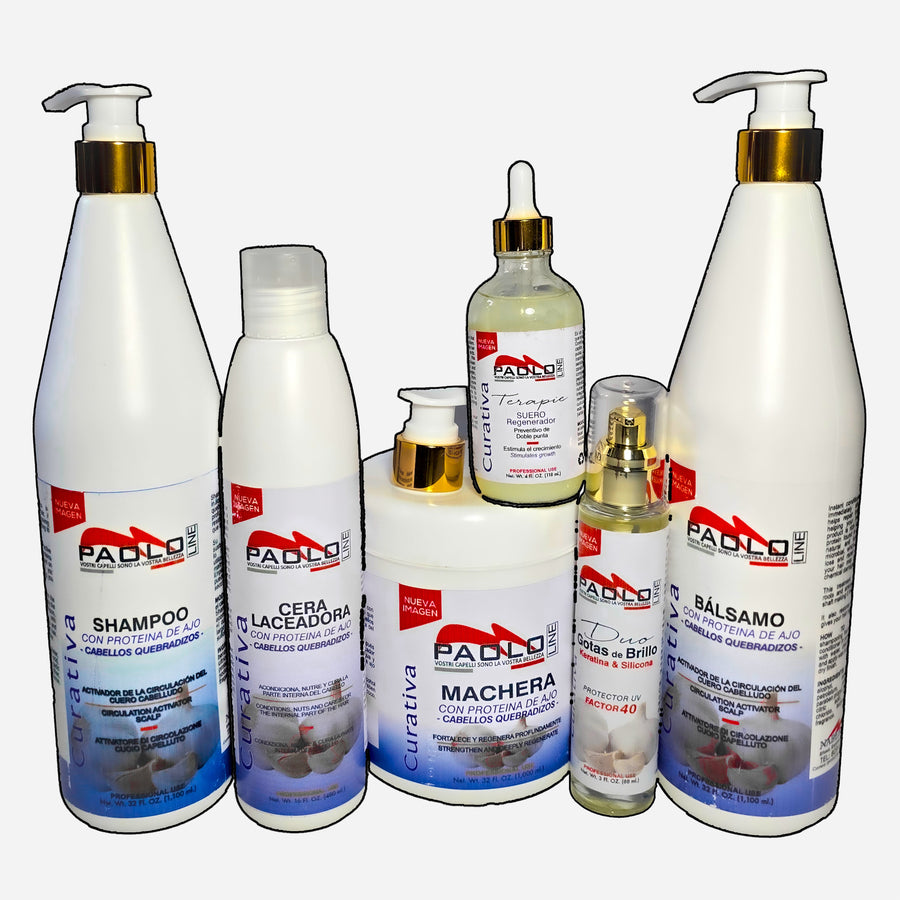 Paolo's Garlic Hair Care Kit (6 Steps)