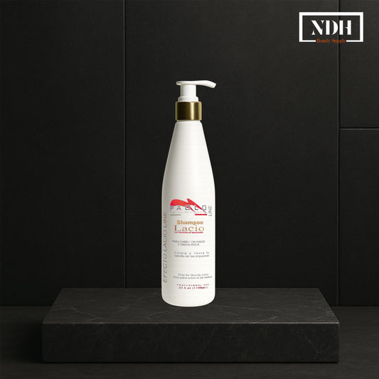 Shampoo Lacio Efecto Botox de Paolo – Alisado Profesional para Cabello Rizado u Ondulado (37.5 Oz)