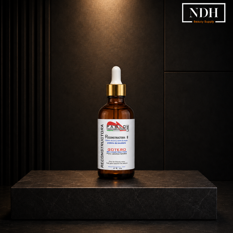 Paolo Reconstructora Hair Reconstructor Dropper – Flaxseed, Argan Oil & Carrot Protein 4 Oz